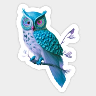 Beautiful Fantasy OWL LOVERS t-shirt hoodie apparel mug case notebook pillow wall art Sticker